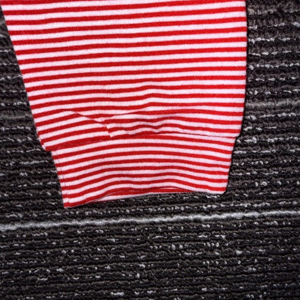 My First Christmas Outfit Kids 18-24M Santa Bodysuit Striped Pants Set